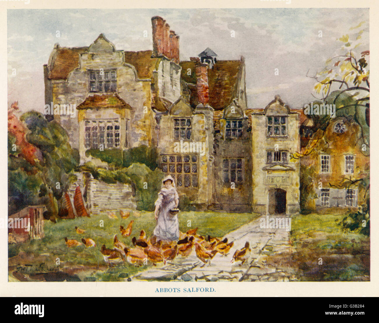 A manor house in the small village of Abbots Salford, Warwickshire