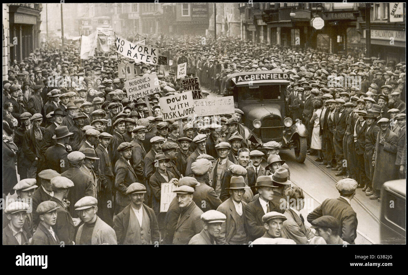 SOUTHAMPTON DEMO 1932 Stock Photo