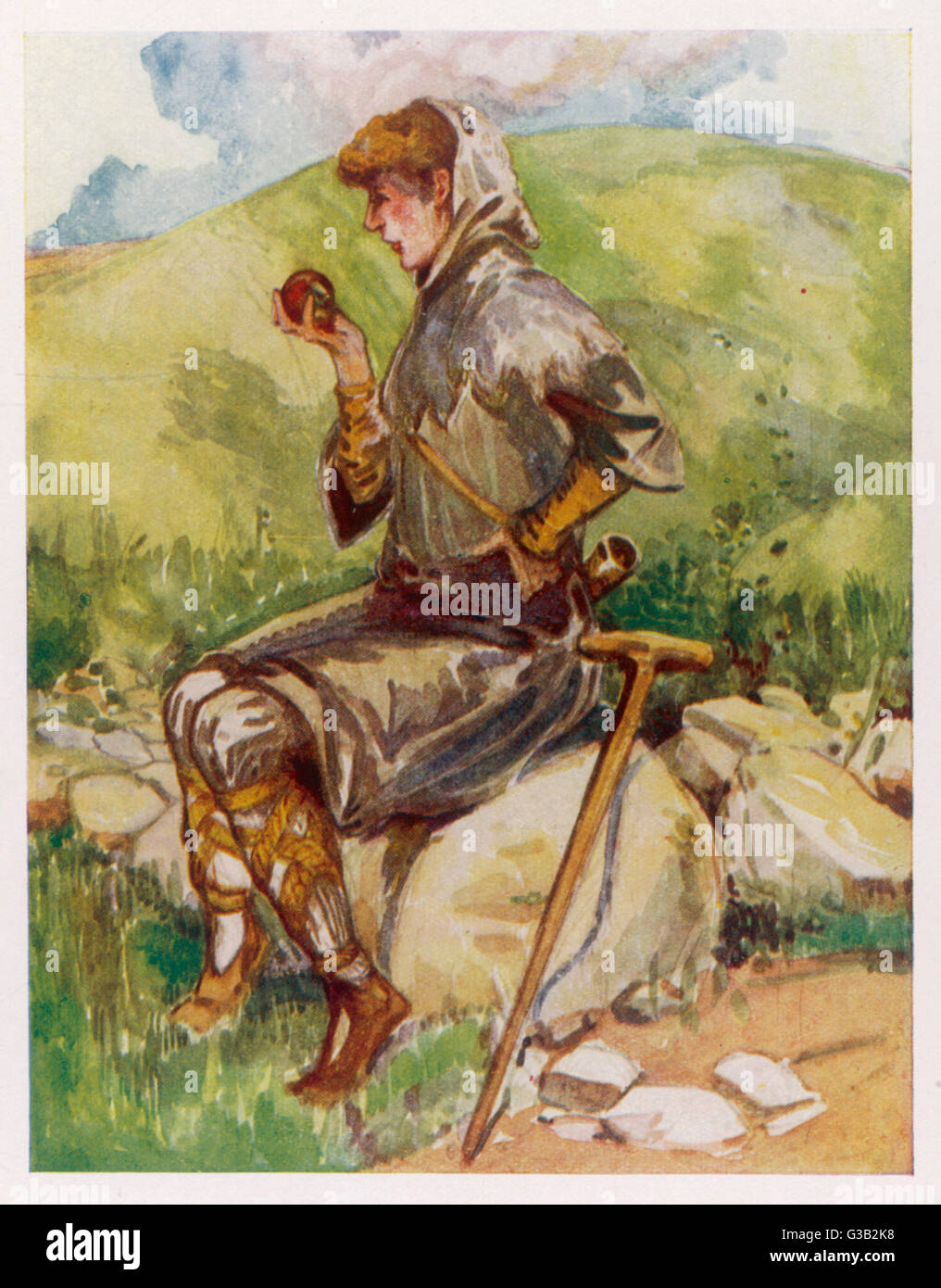 The peasant is no slave of fashion, and in 1300 he wears pretty much