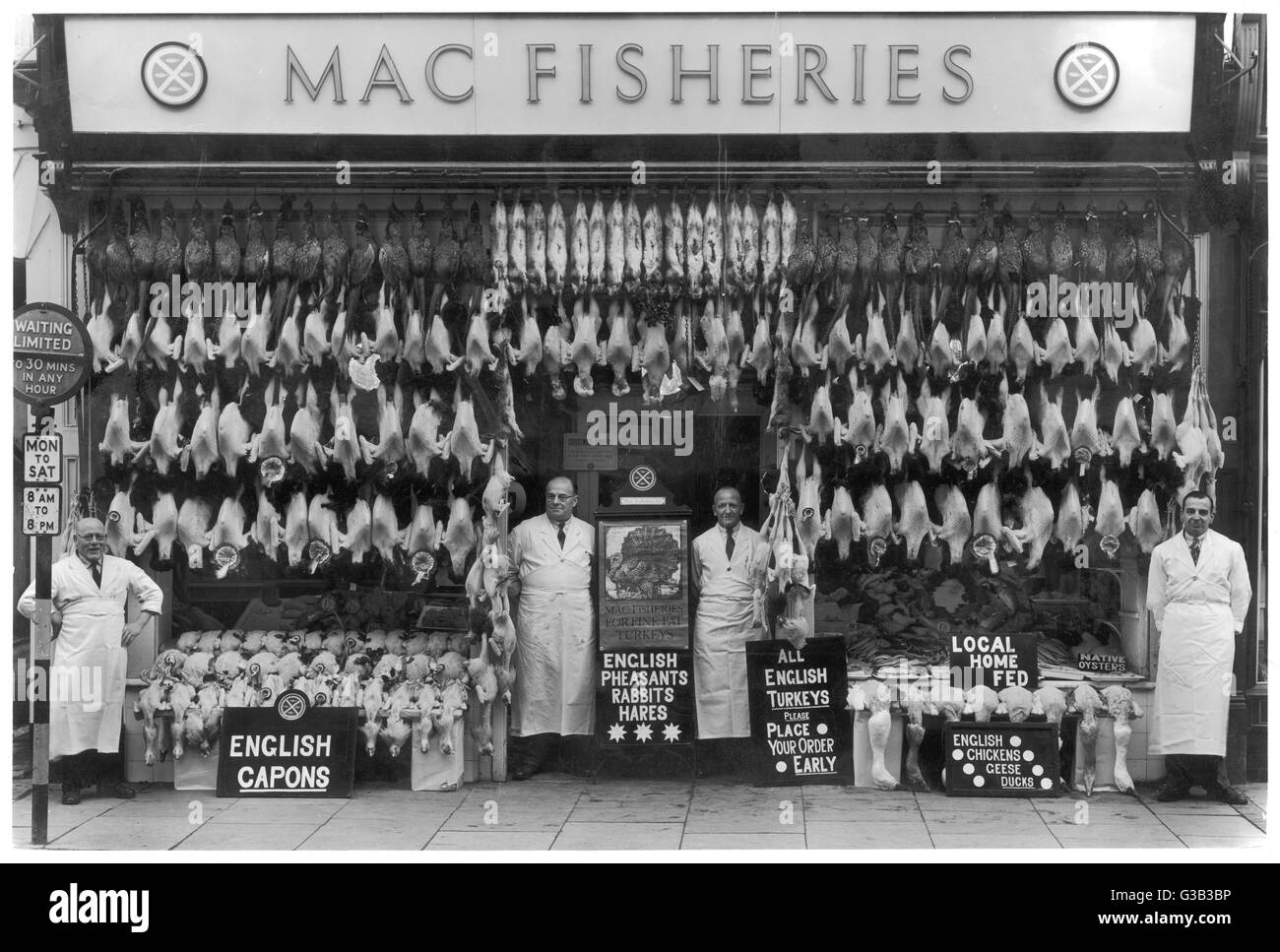 MAC FISHERIES POULTERERS Stock Photo