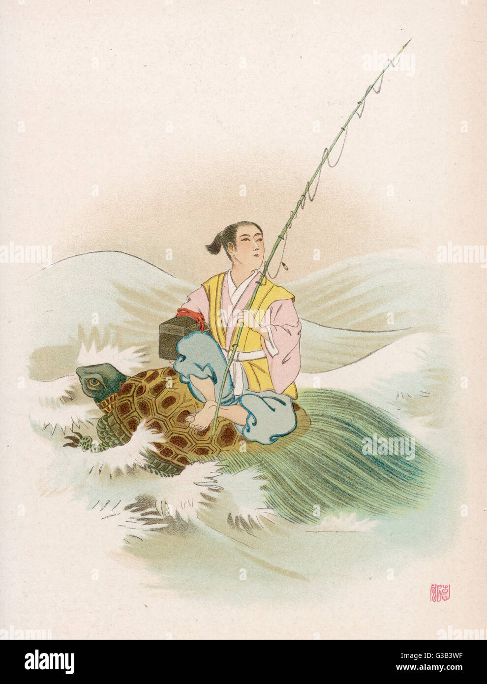 The legend of Urashima Taro, a humble fisherlad, resembles that of