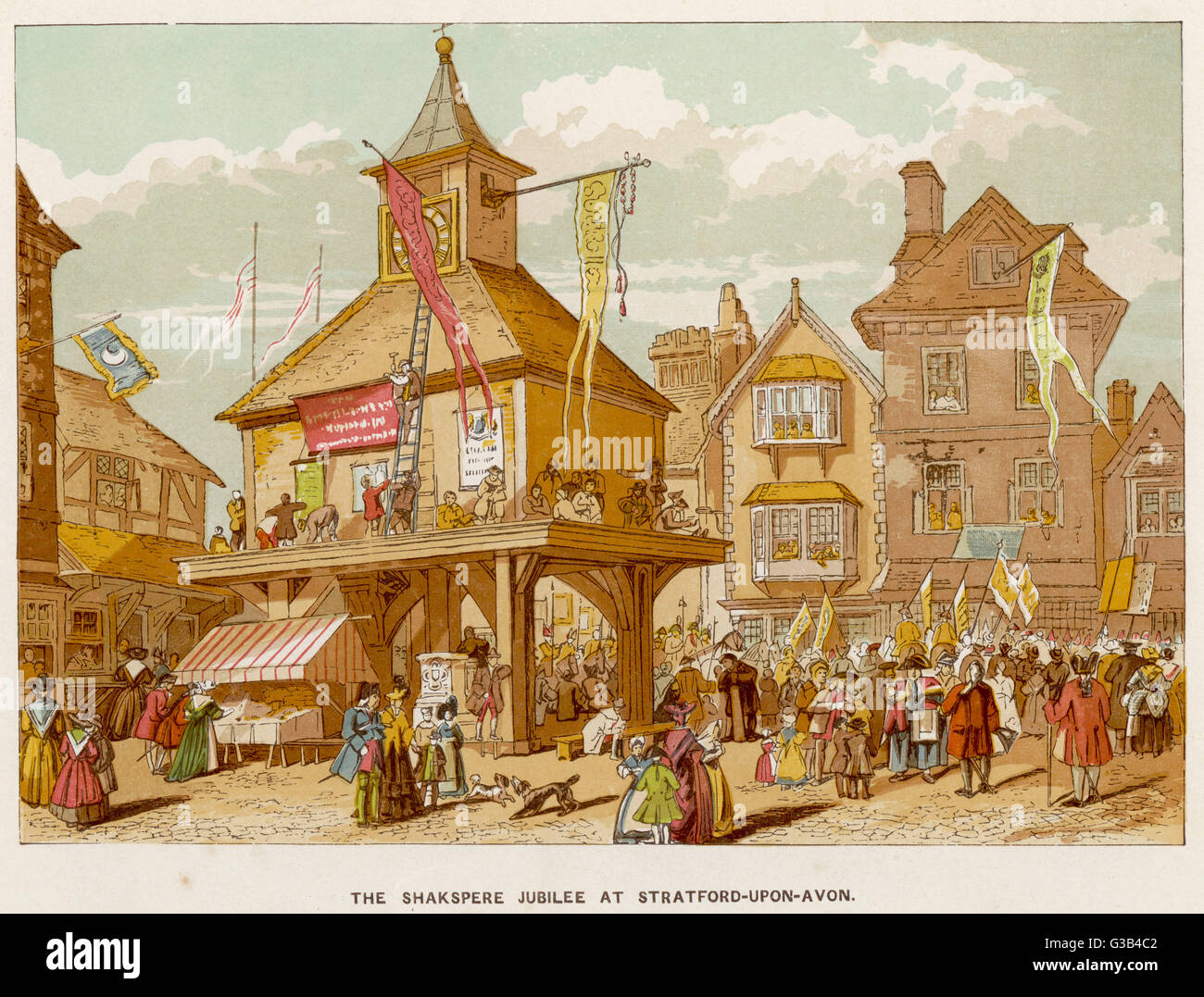 Shakespeare Jubilee, Stratford Stock Photo Alamy