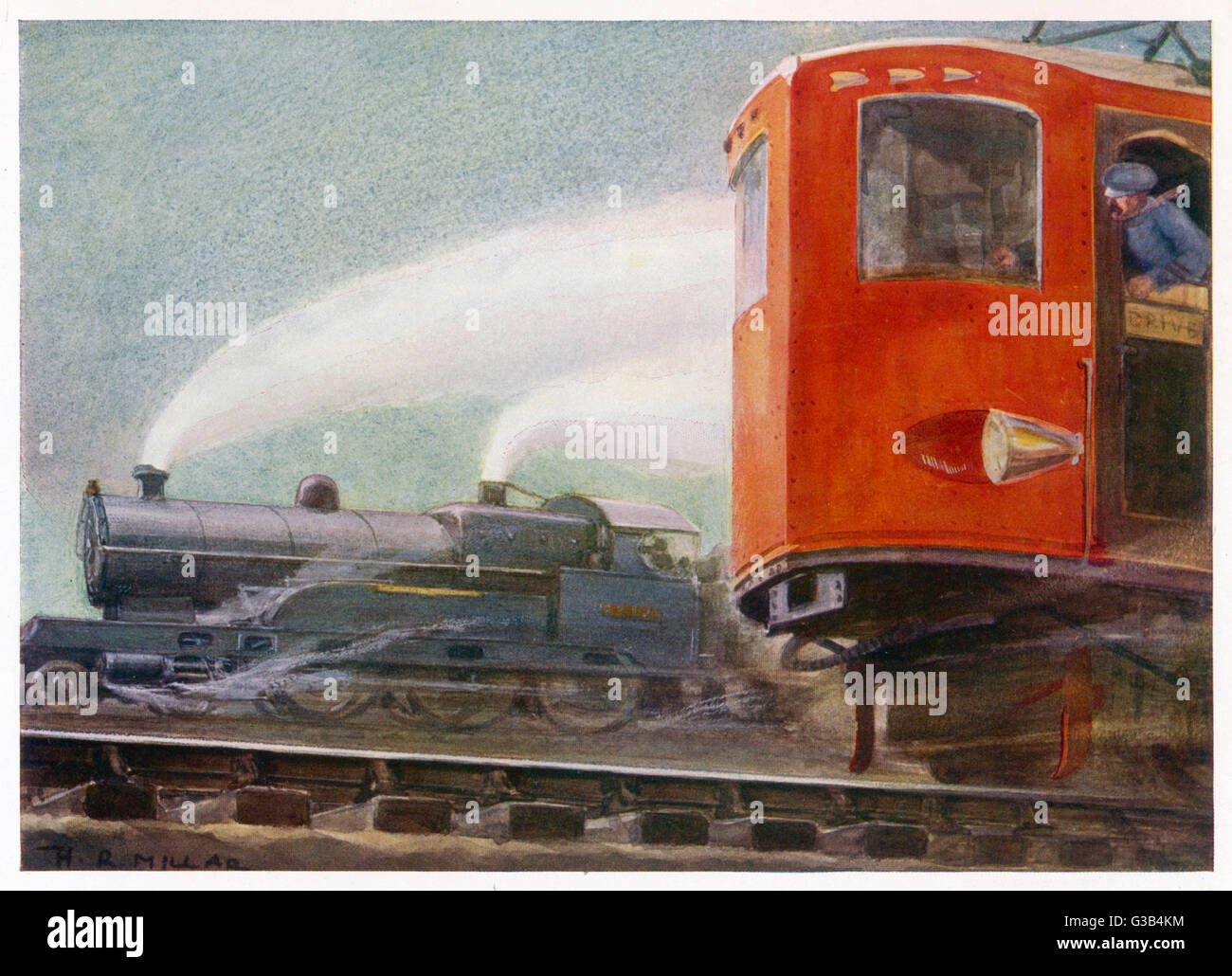 ELECTRICITY V STEAM Stock Photo Alamy