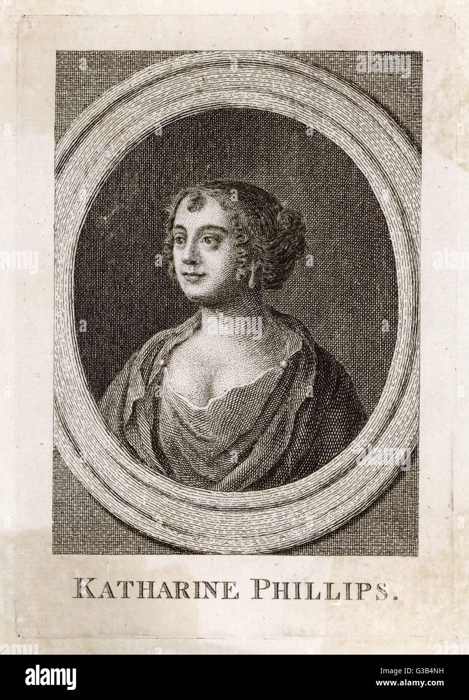 KATHERINE PHILIPS aka 'ORINDA'  English poet       Date: 1631 - 1664 Stock Photo