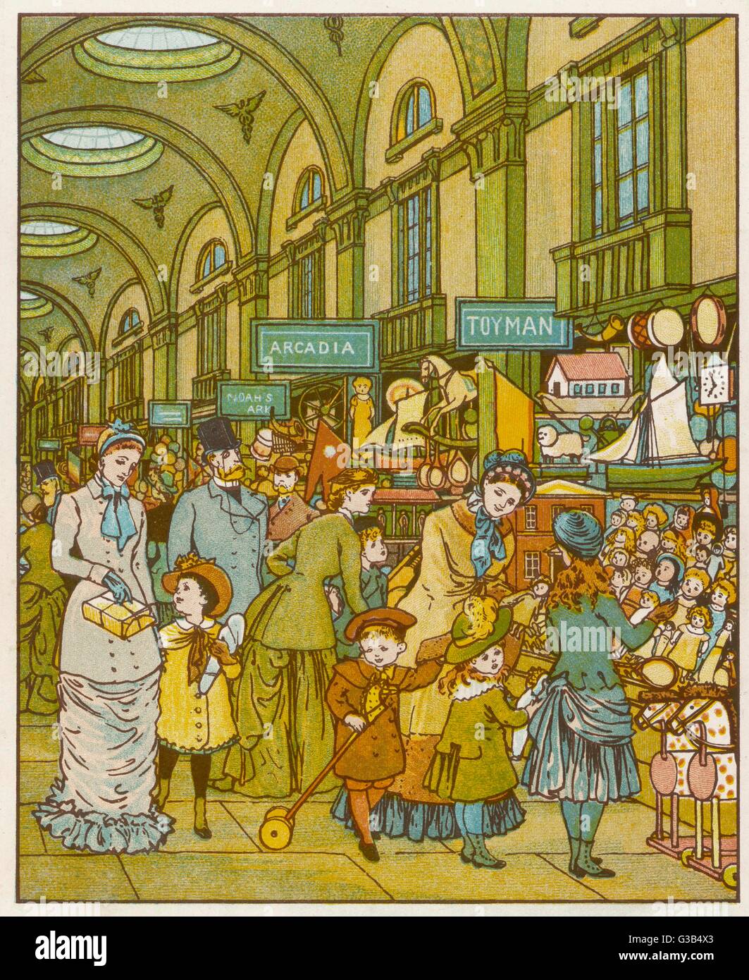 Lowther Arcade - 19th century Stock Photo
