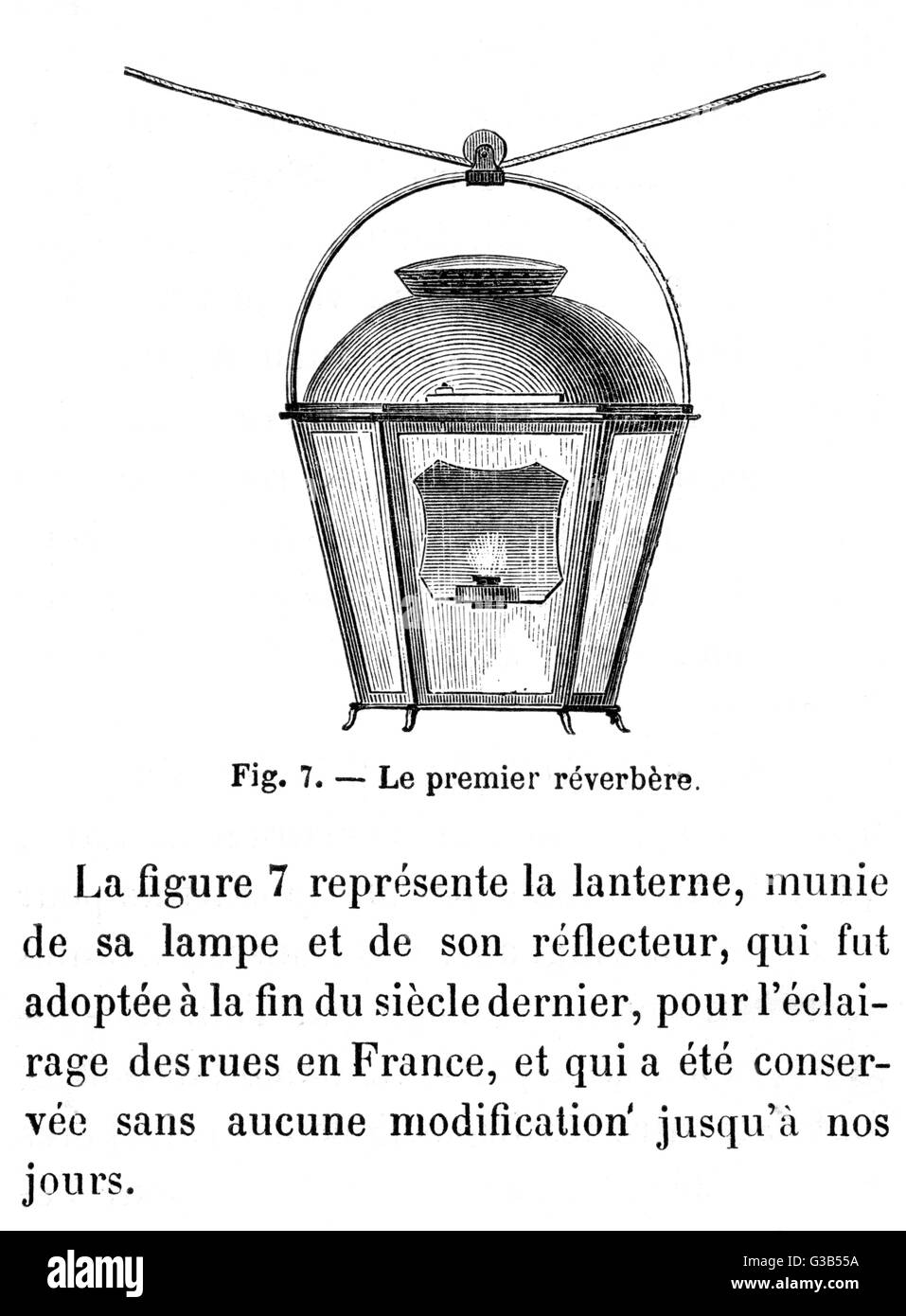 FRENCH OIL STREET LAMP Stock Photo - Alamy