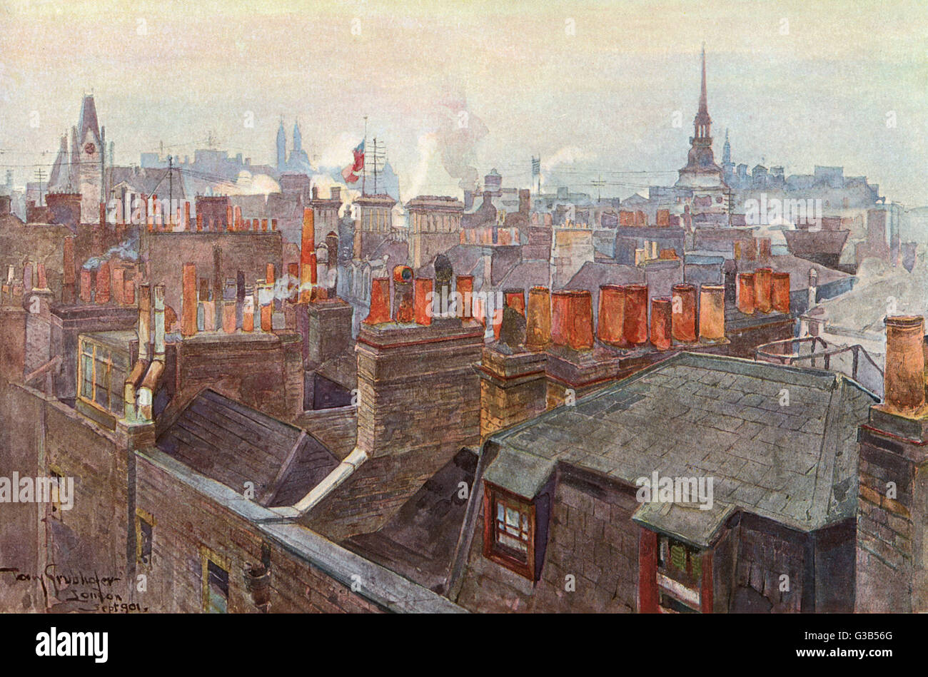 London rooftops hires stock photography and images Alamy