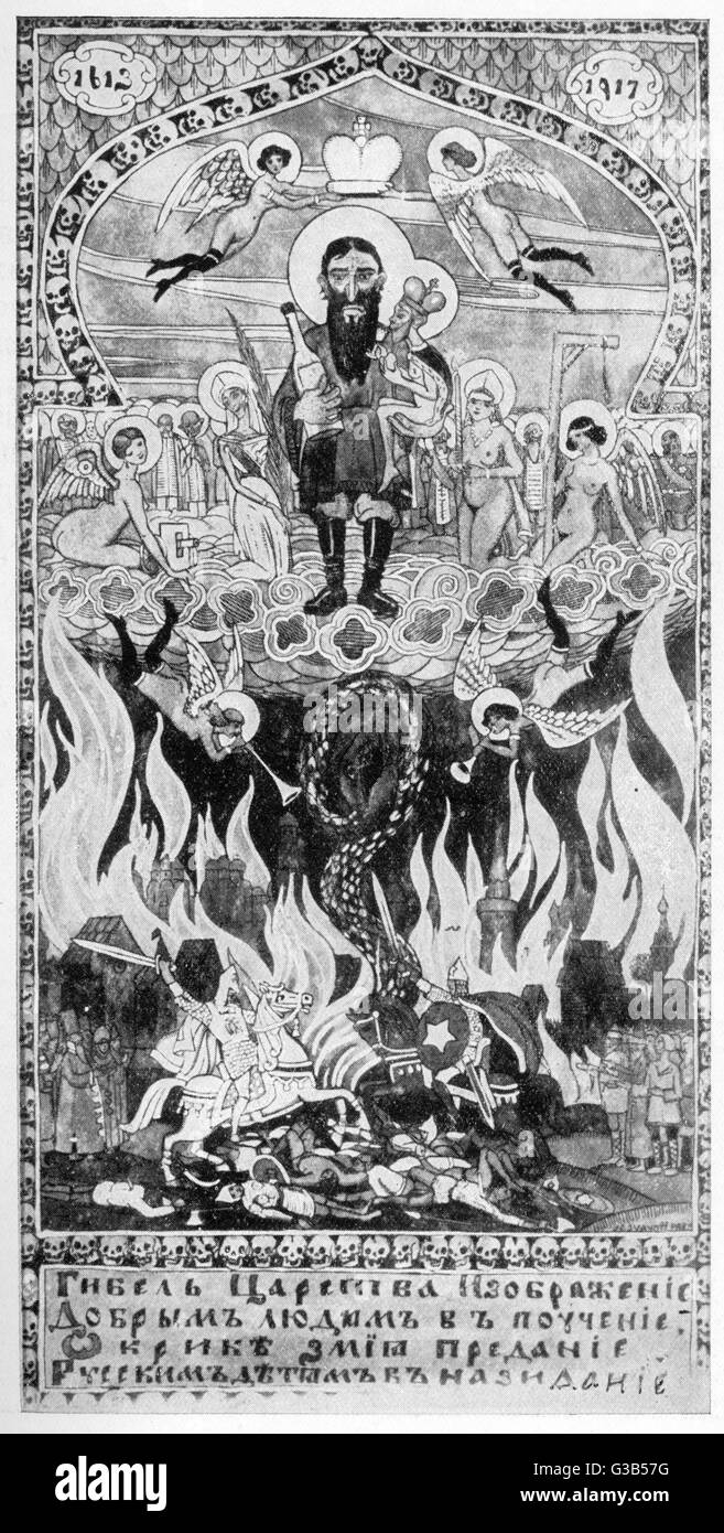 Rasputin cartoon Black and White Stock Photos & Images - Alamy