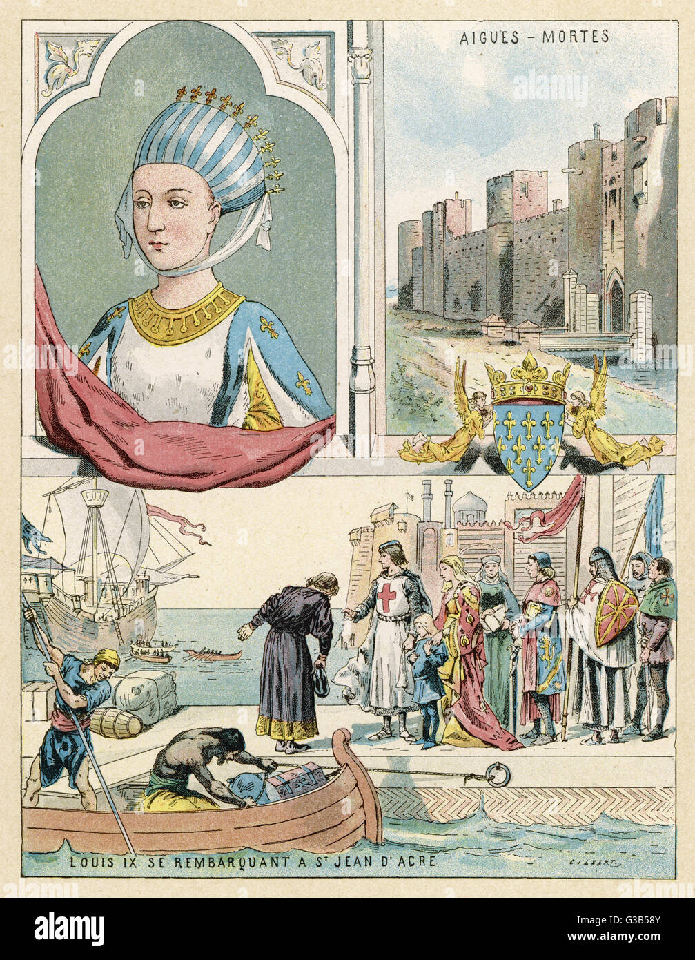 MARGUERITE DE PROVENCE queen of Louis IX of France, whom she