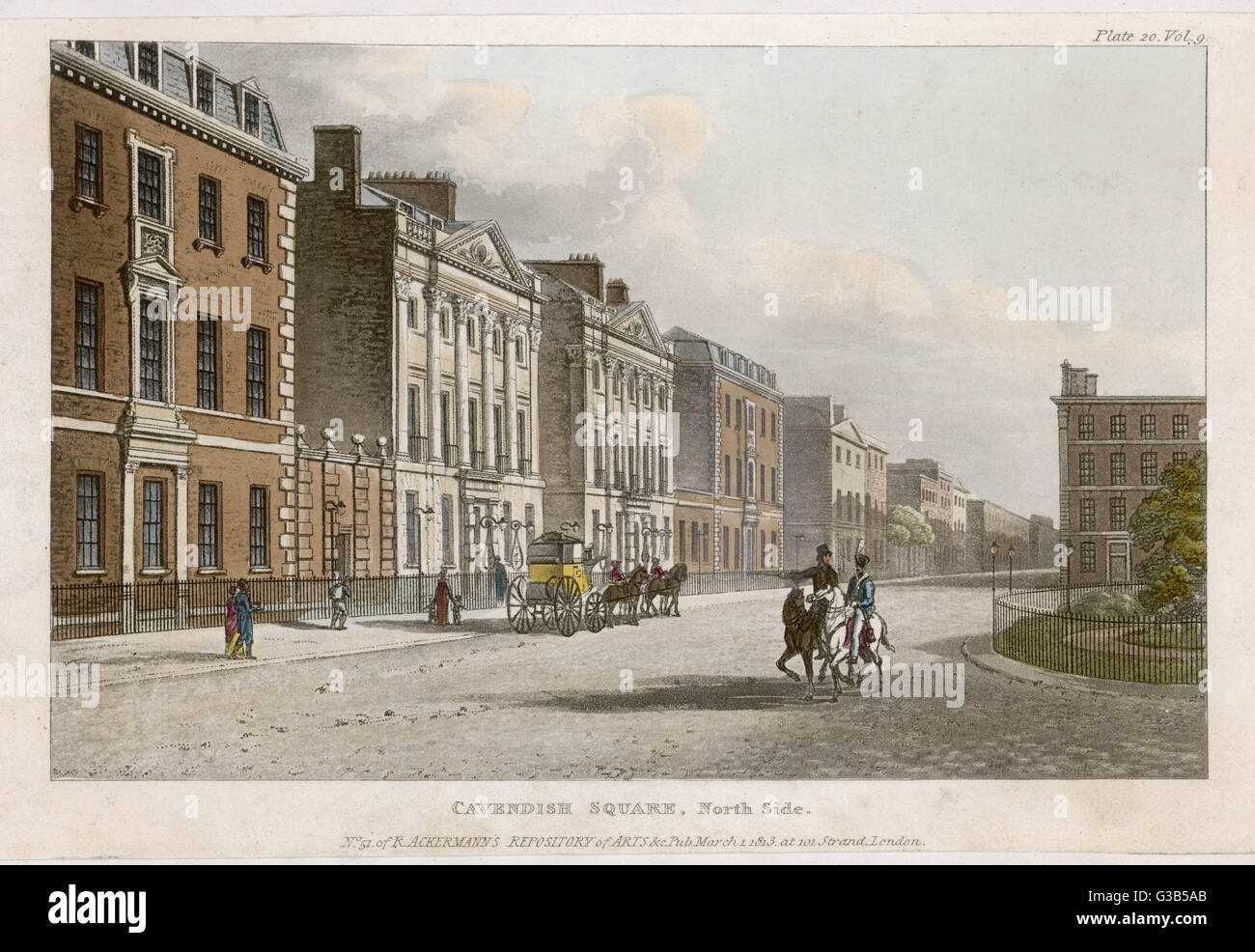 Cavendish square north side hires stock photography and images Alamy