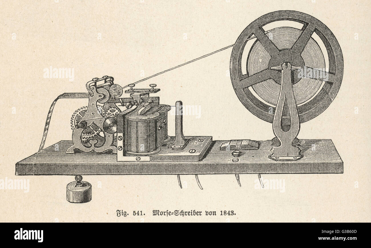MORSE'S TRANSMITTER Stock Photo
