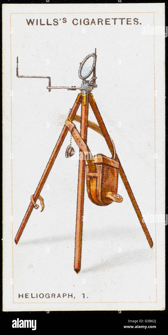 NAVAL HELIOGRAPH Stock Photo