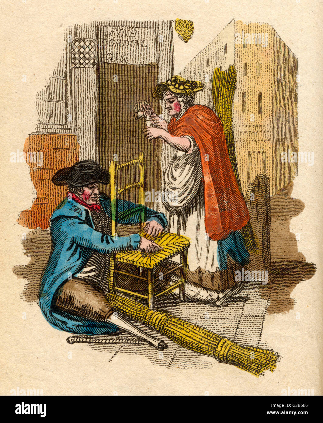 OLD CHAIRS TO MEND Stock Photo Alamy