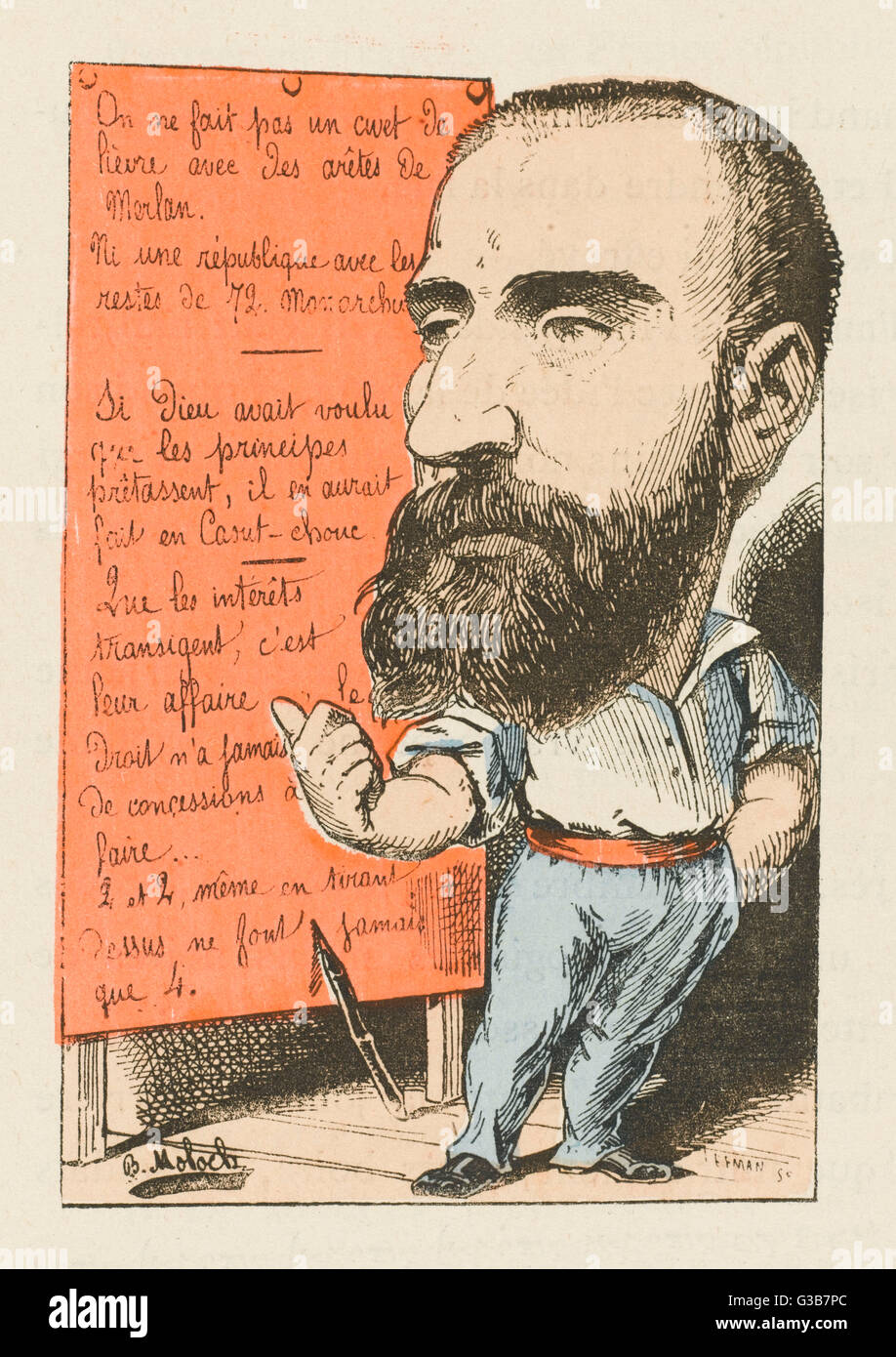 A French Radical Stock Photo Alamy