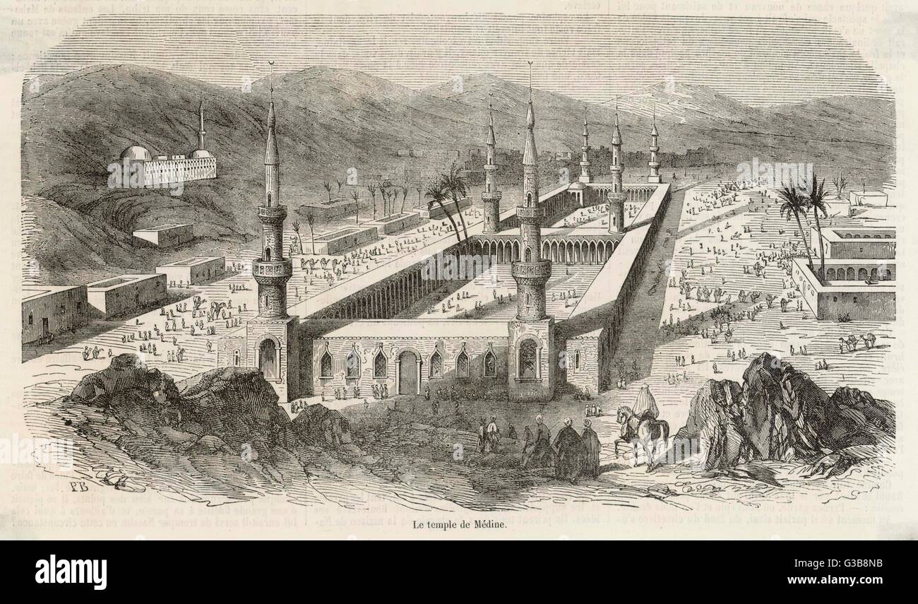 SAUDI ARABIA/MEDINA 1854 Stock Photo