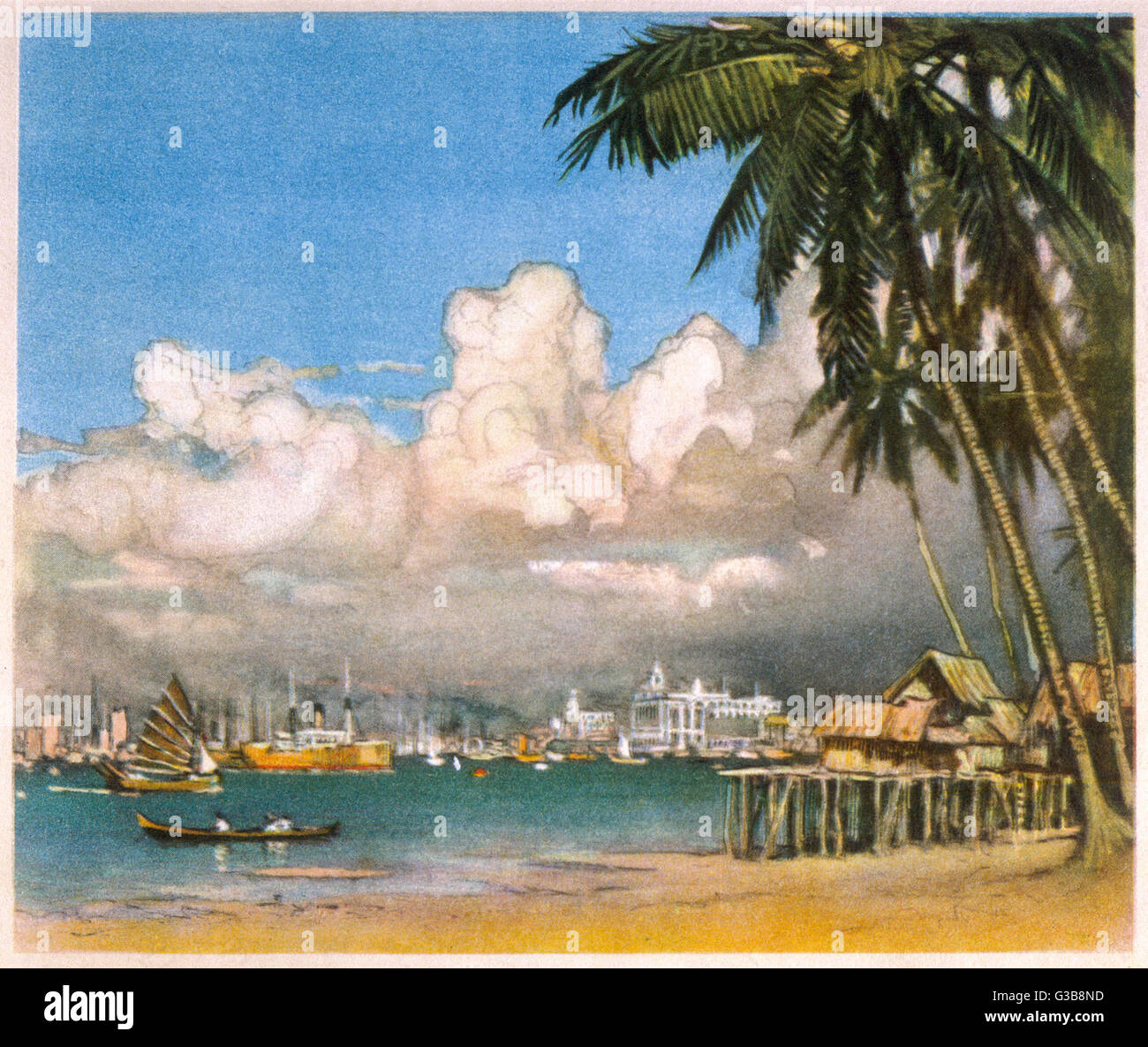 SINGAPORE/BEACH 1931 Stock Photo