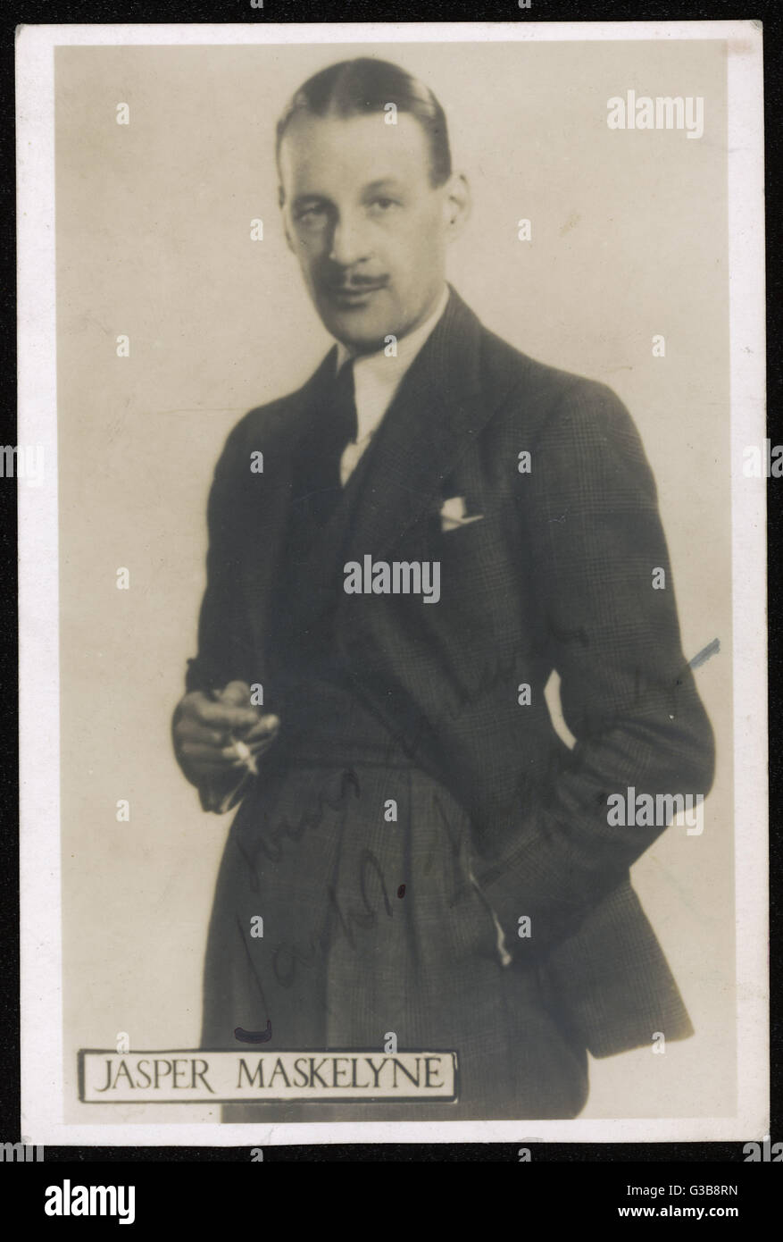 JASPER MASKELYNE English stage magician who used his skills of illusion