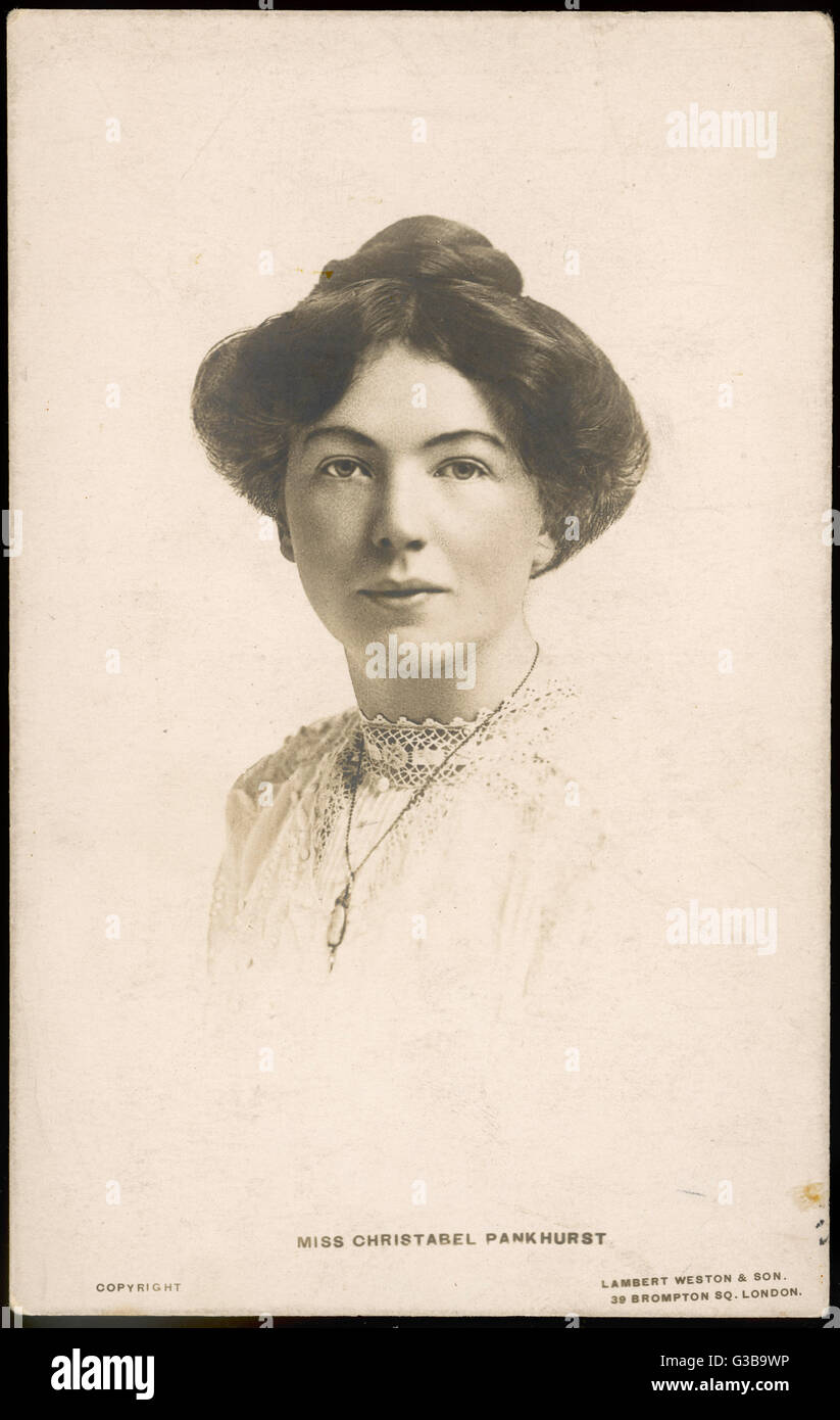 Christabel Pankhurst Stock Photo