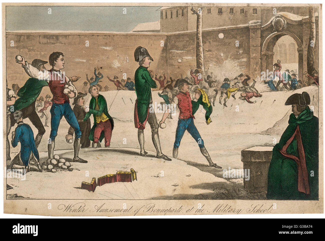 Even at military school Napoleon showed his ability to command