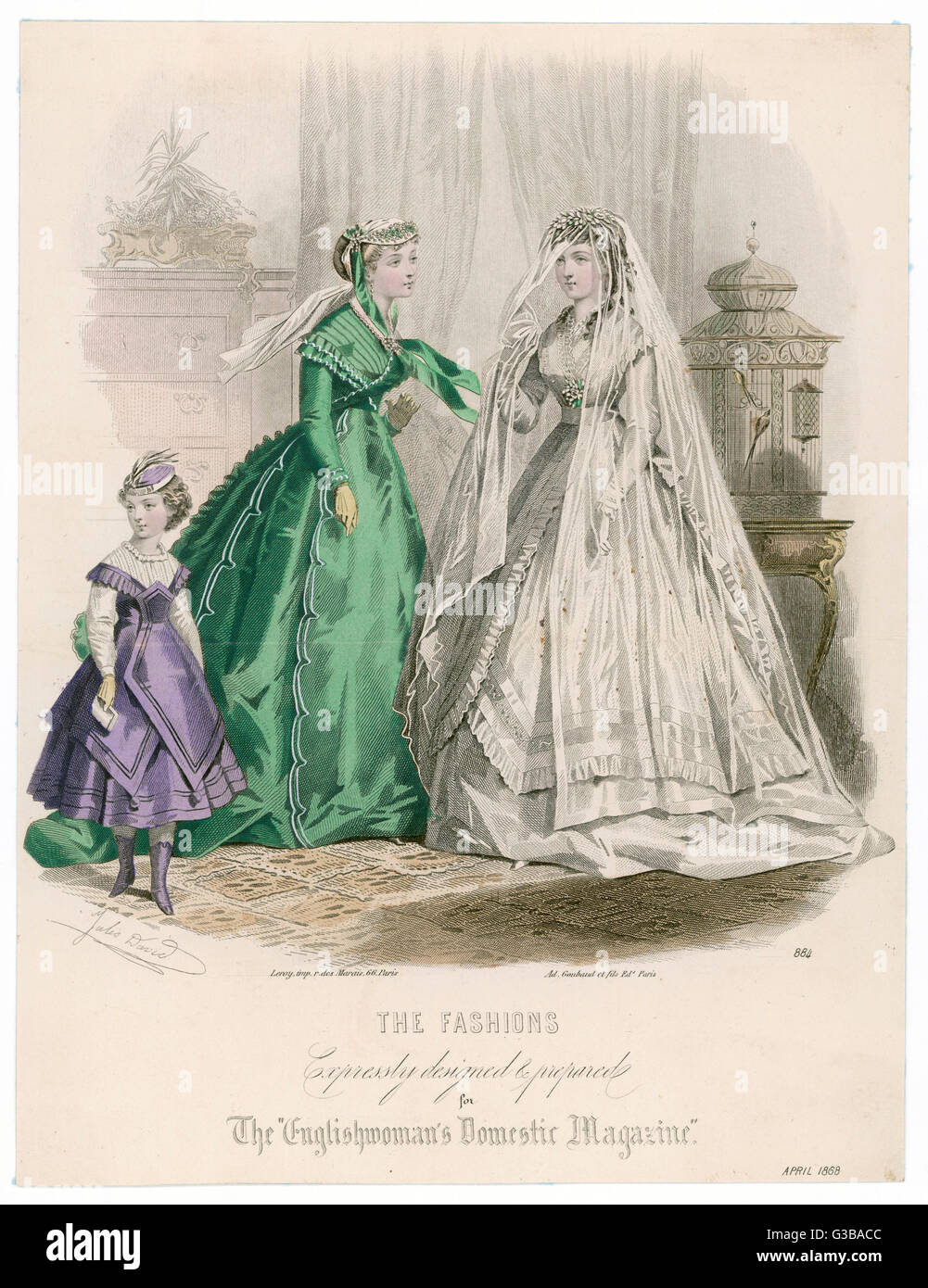 Wedding dress victorian hi-res stock photography and images - Alamy