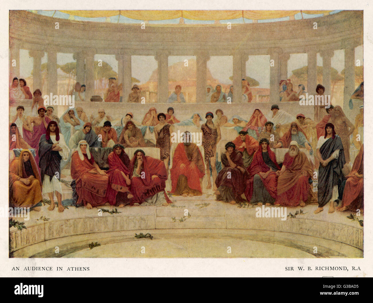 Theatre greece audience hi-res stock photography and images - Alamy