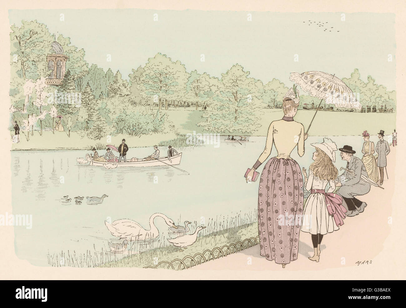 Poster Haute Qualité Bois De Boulogne Féria 1889 - Reproduction D'affiche Vintage 40x60cm
