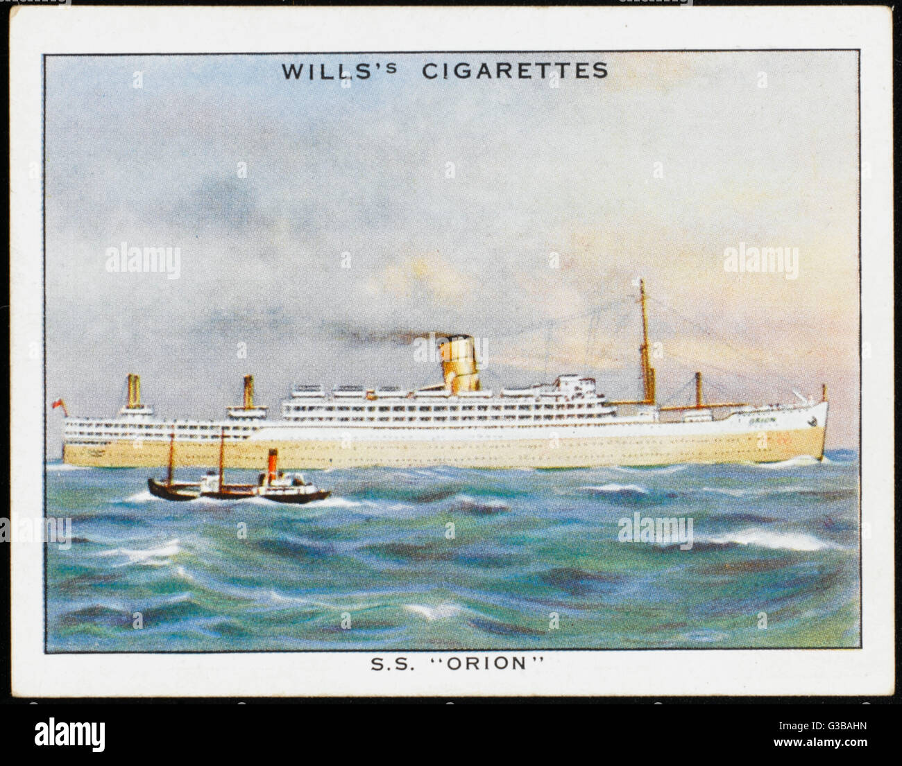 Passenger liner of the Orient  Steam Navigation line.        Date: 1935 Stock Photo