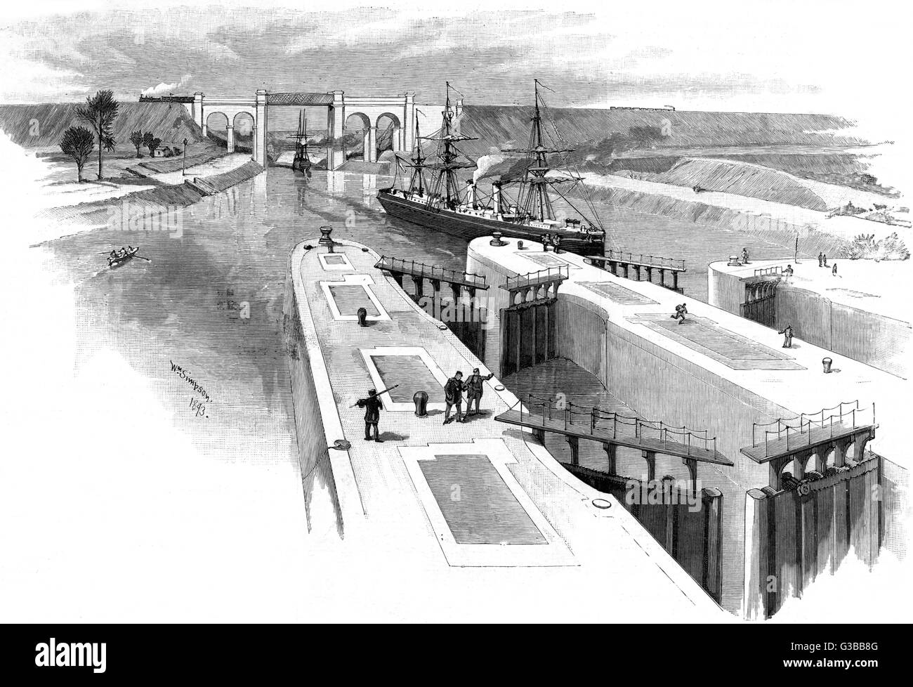 MANCHESTER SHIP CANAL Stock Photo Alamy