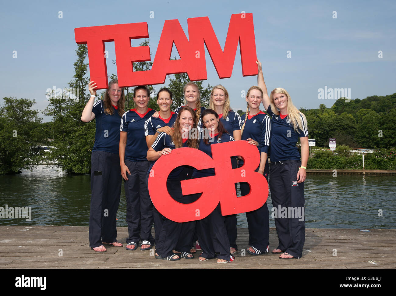 Team gb rowing olympic team announcement river and rowing musuem hi-res ...