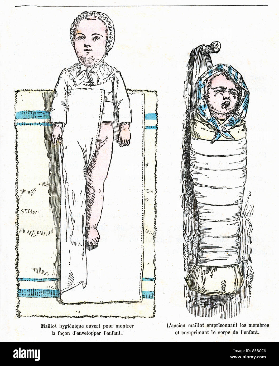 HOW TO WRAP BABY 1881 Stock Photo Alamy