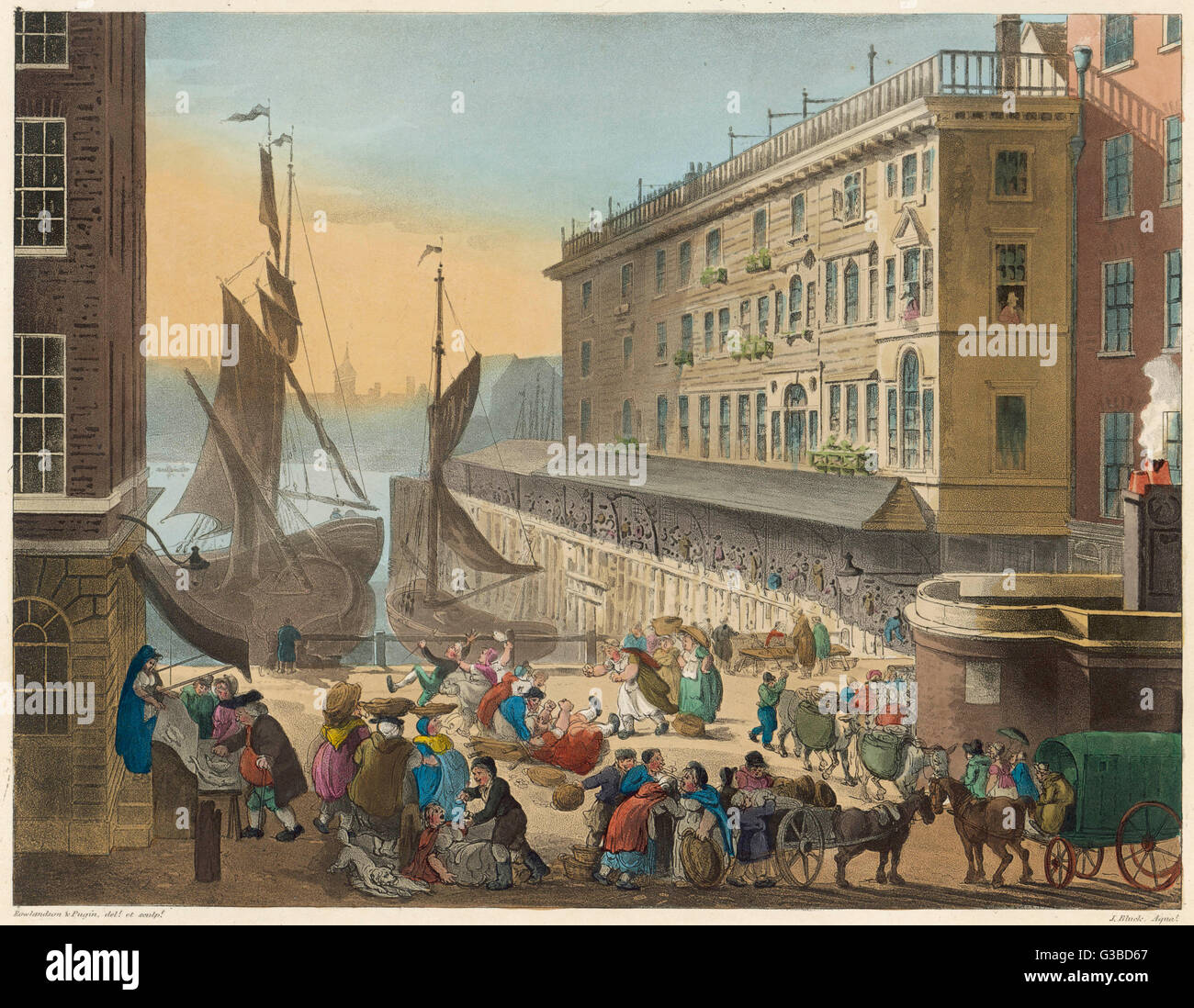 BILLINGSGATE FISH MARKET A busy day at the largest fish market in the