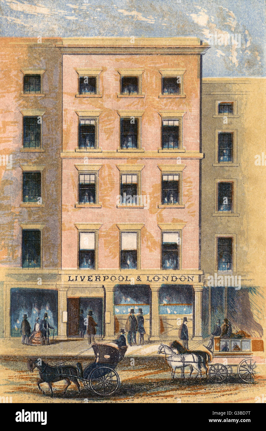 VICTORIAN BUILDING Stock Photo