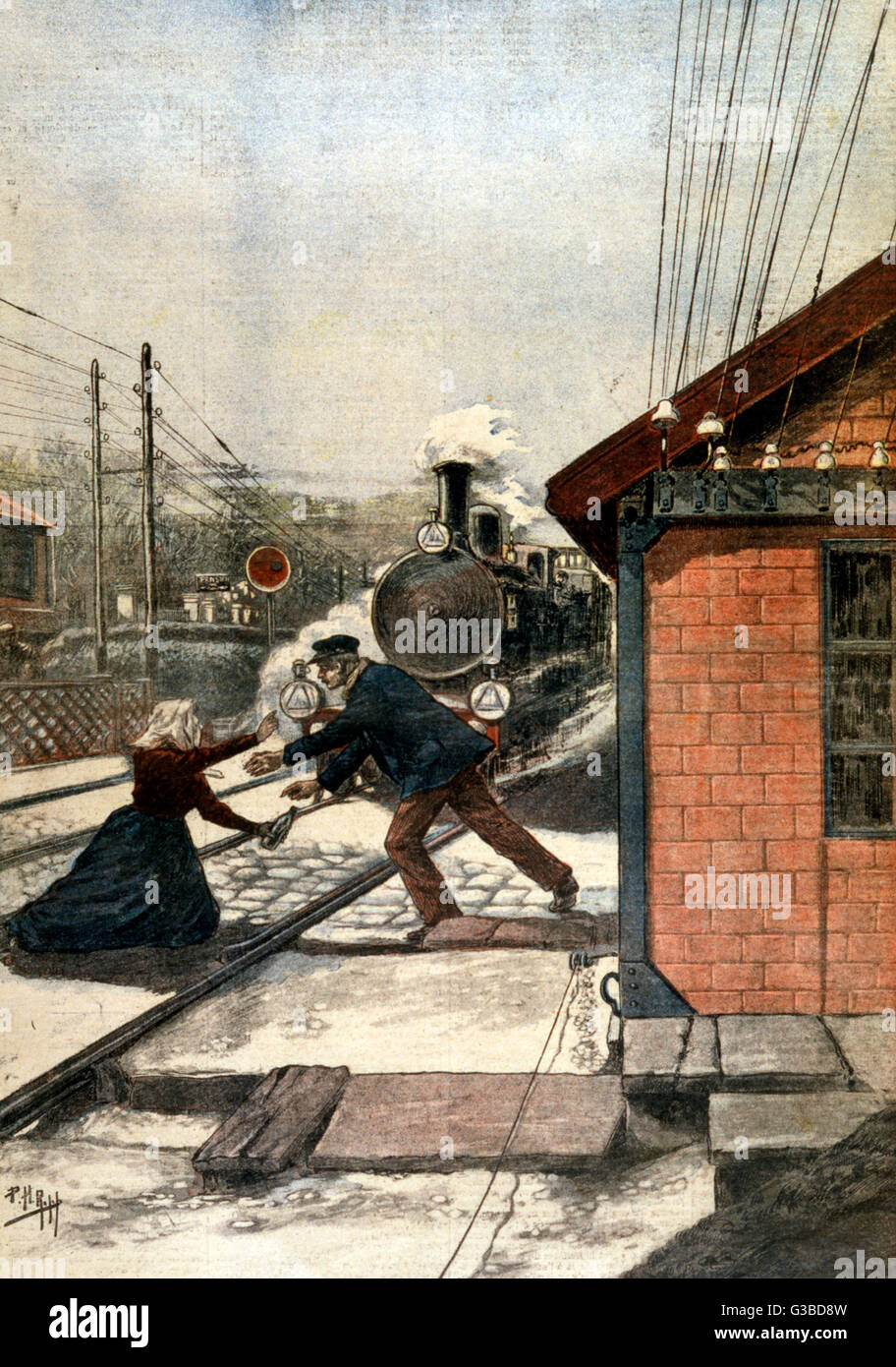 A DRAMATIC RESCUE Stock Photo - Alamy