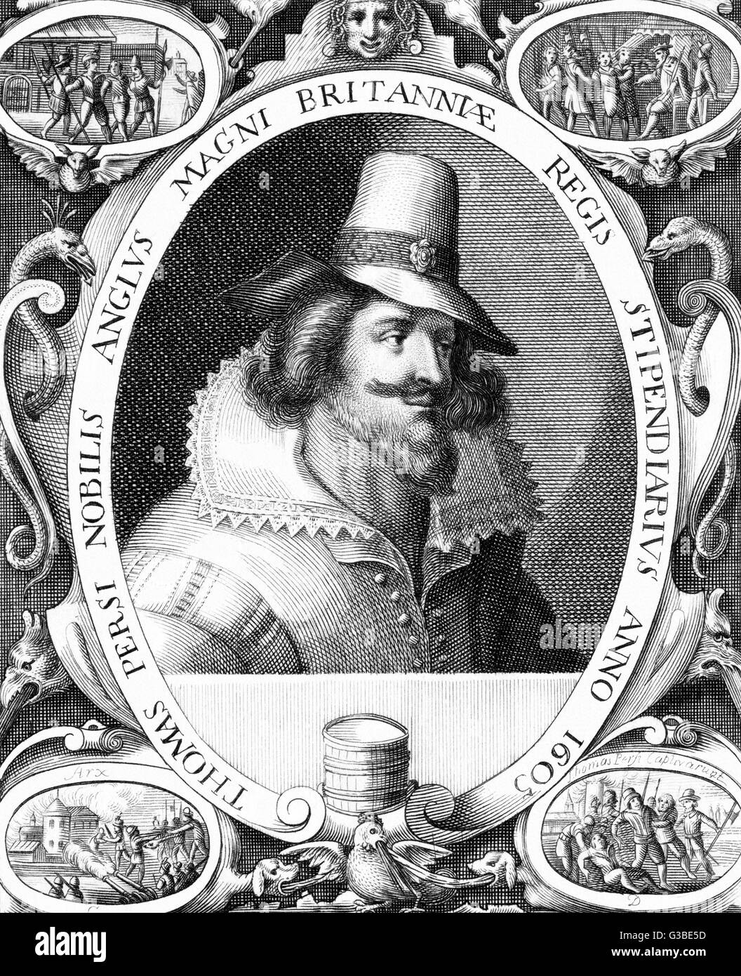 THOMAS PERCY (1560-1605) Stock Photo