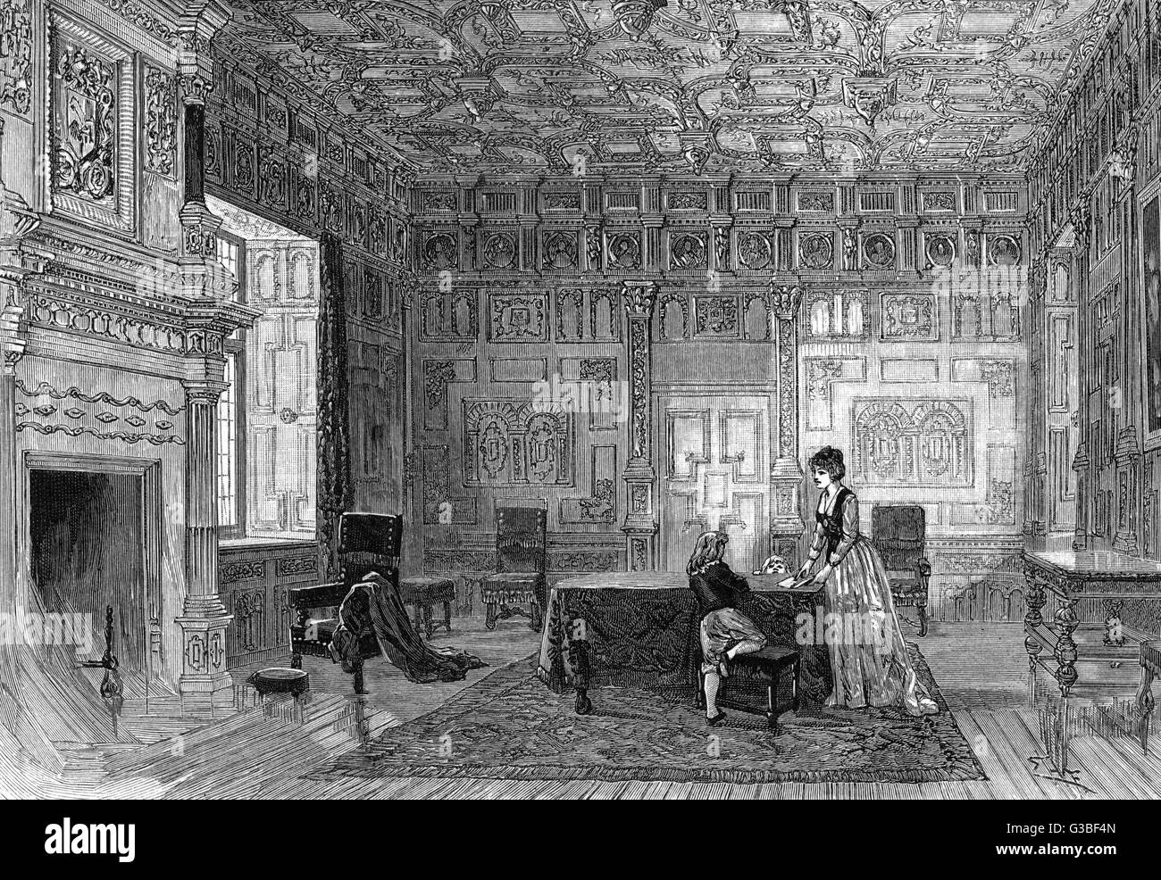 Oak panelled hi-res stock photography and images - Alamy
