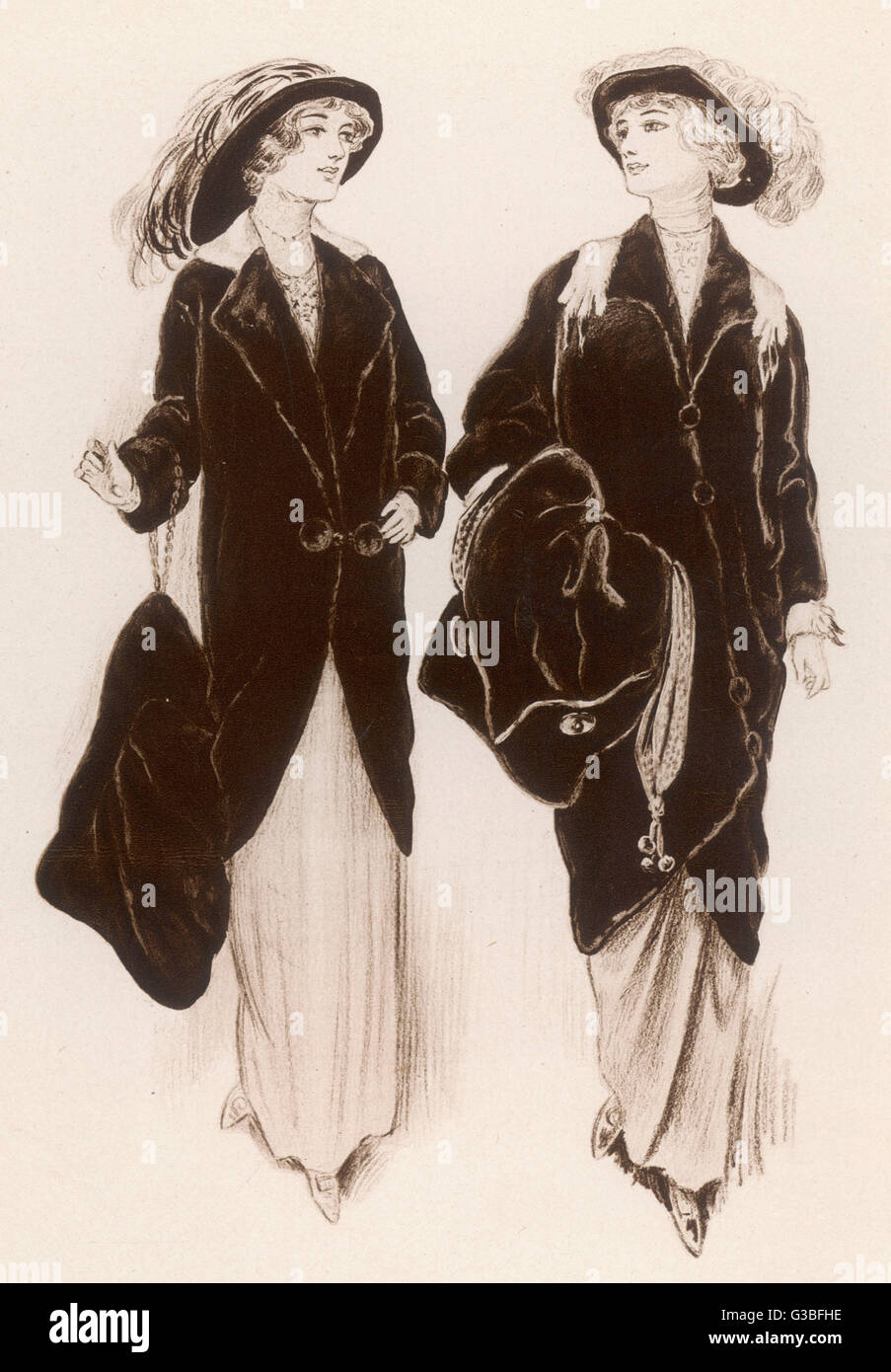 Women with fur coats hi-res stock photography and images - Alamy