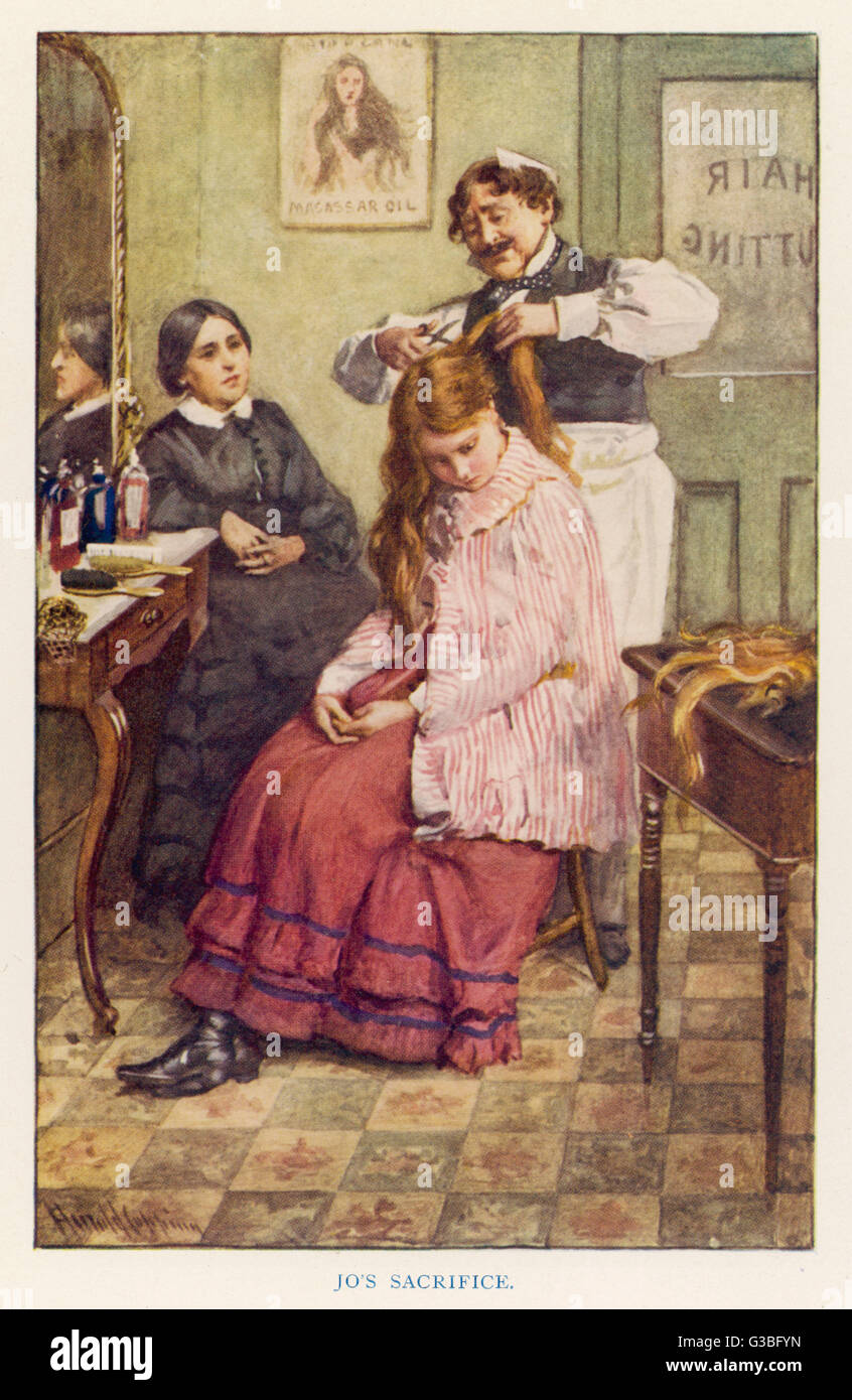 Jo S Sacrifice She Has Her Hair Cut Short Date First Stock