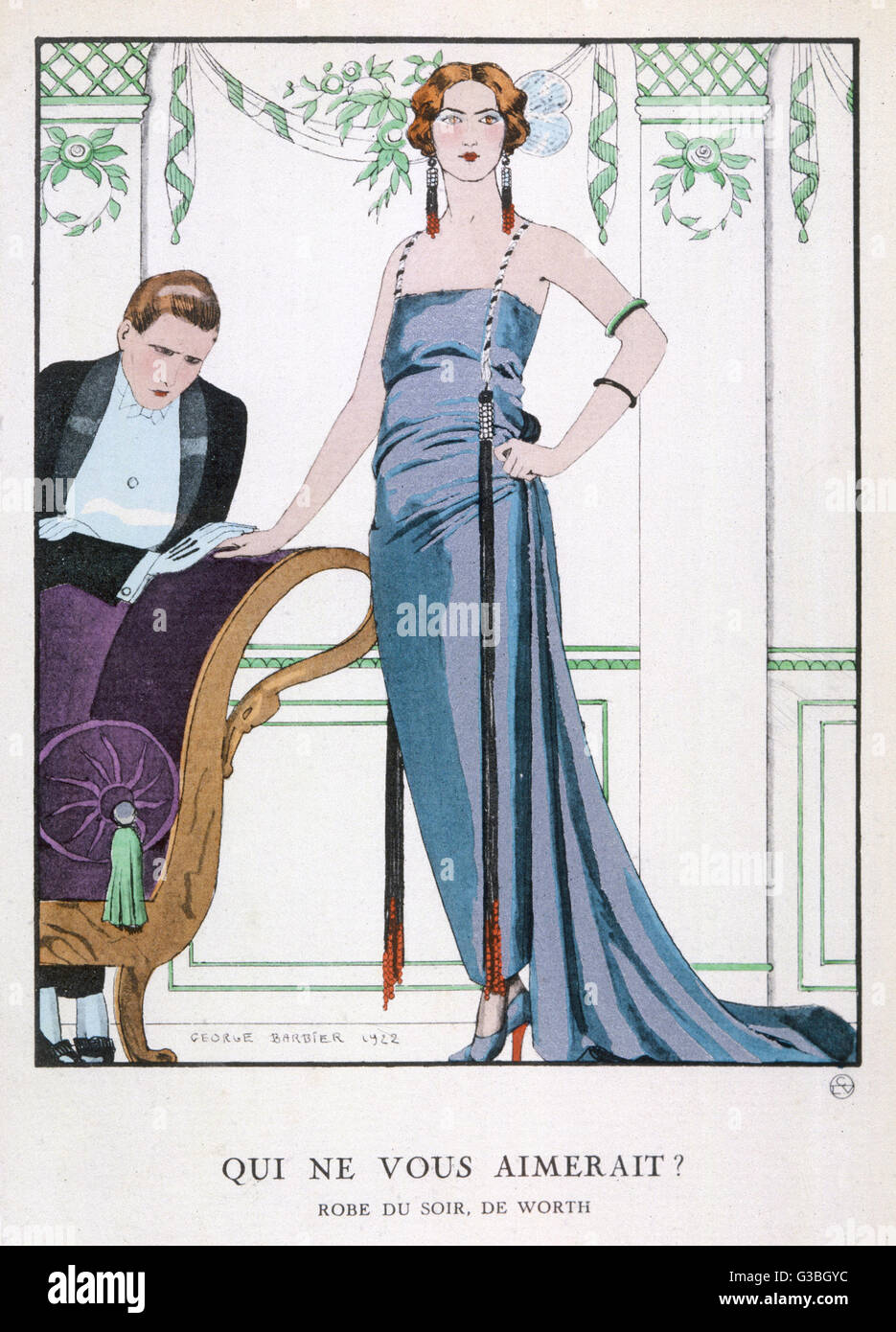 Evening dress worth 1922 hi-res stock photography and images - Alamy