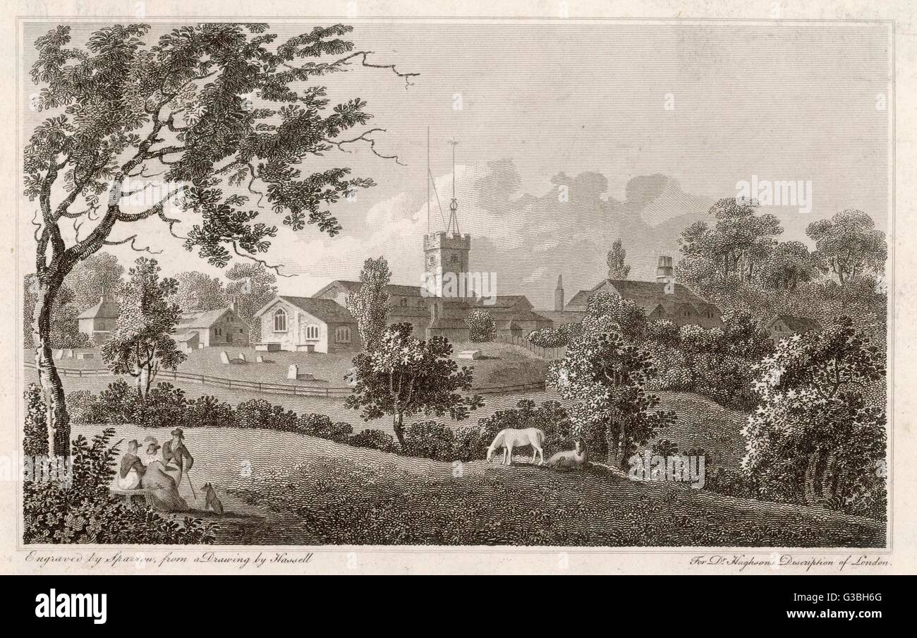 HENDON IN 1807 Stock Photo Alamy