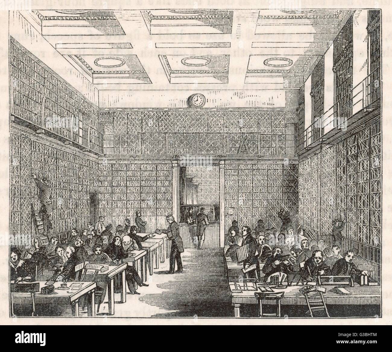 The Old Reading Room Of The Museum When The British Library