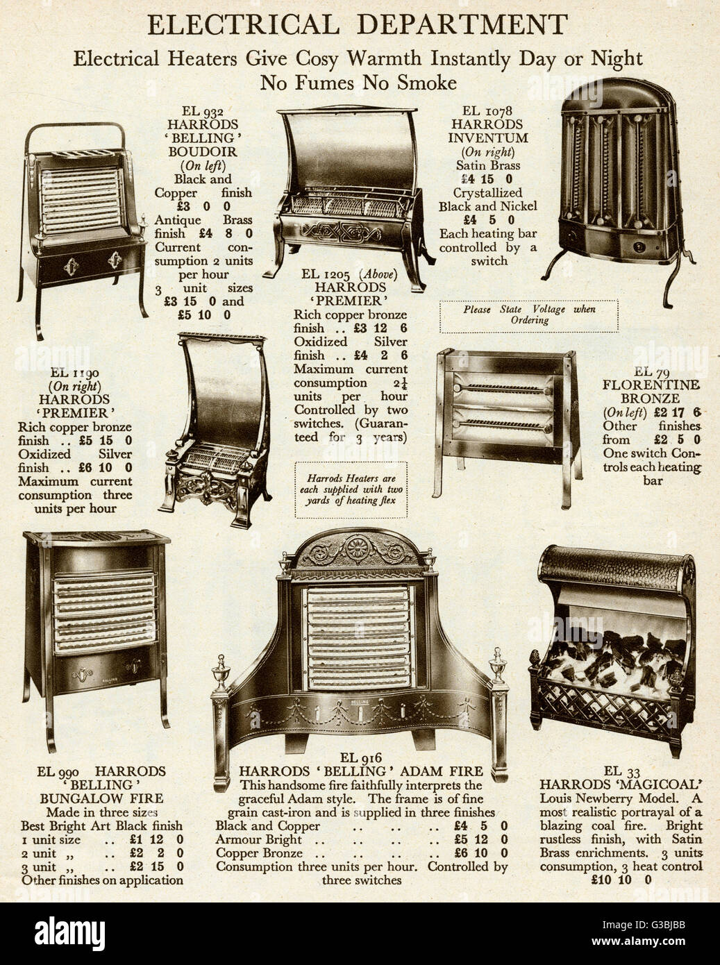 Electrical heaters give cosy warmth instantly day and night no fumes no
