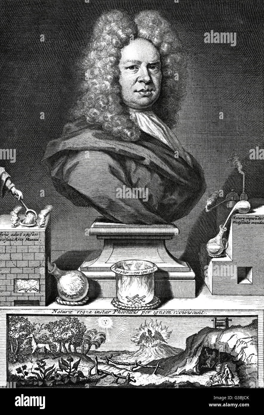 Hanckwitz -1756 Stock Photo