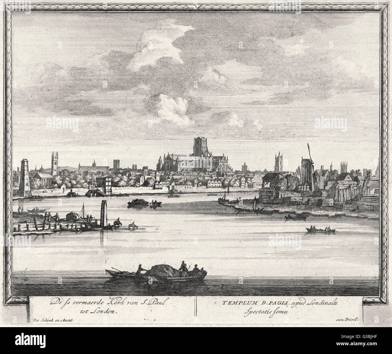 LONDON/SCHENCK C.1660 Stock Photo