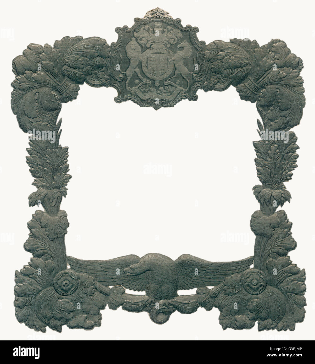 Decorative Frame - 19th century Stock Photo
