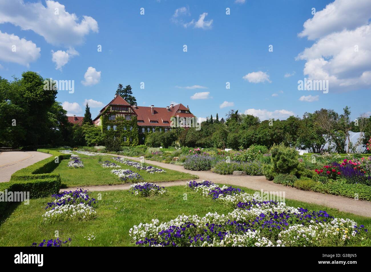 The Berlin Dahlem Botanical Garden Botanischer Garten Stock Photo