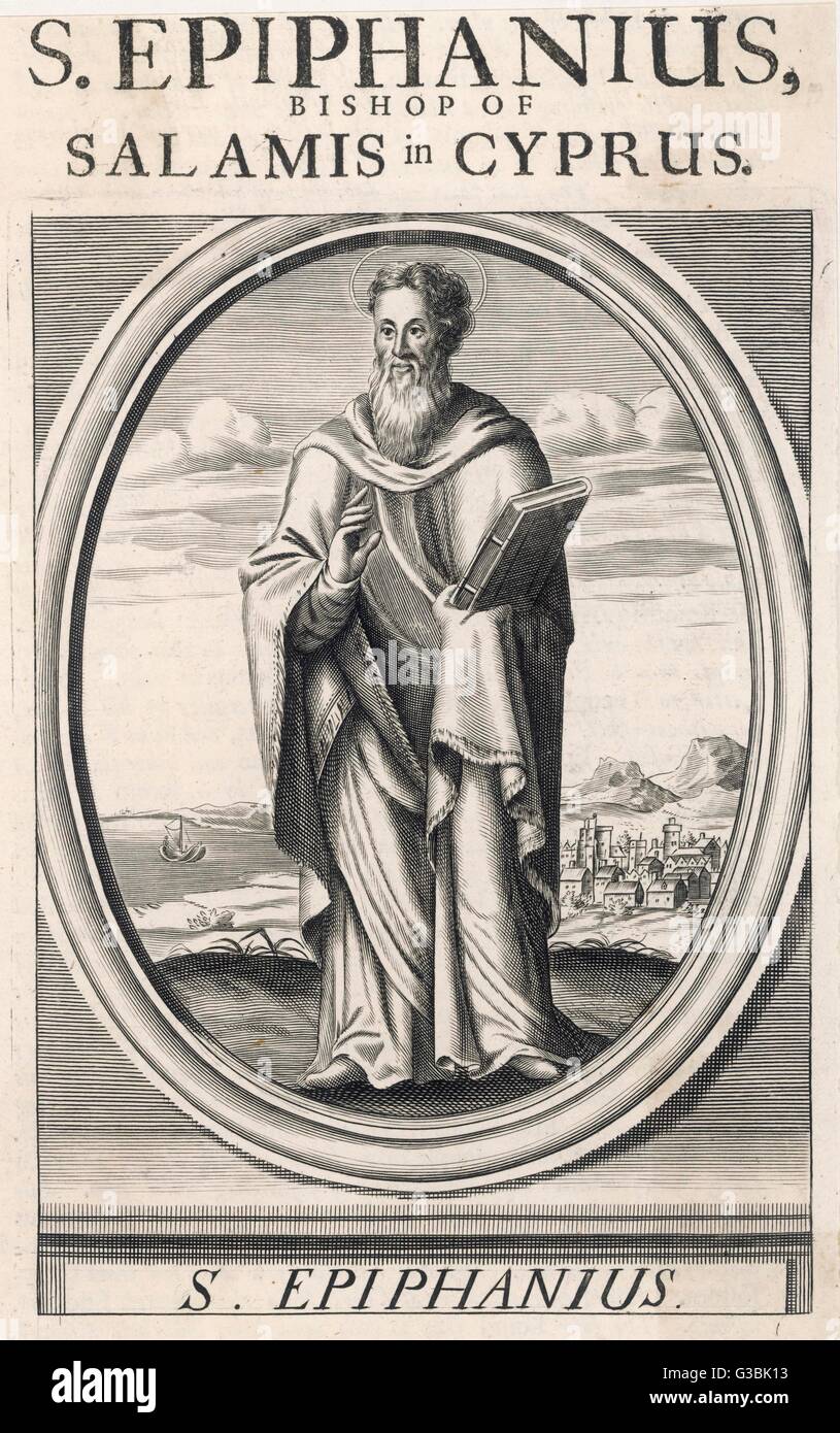 EPIPHANIUS OF SALAMIS Stock Photo Alamy