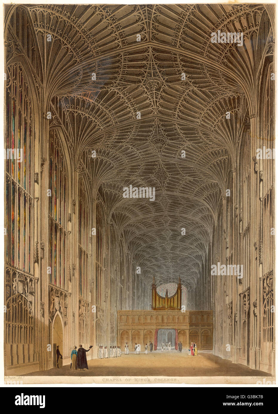 KINGS COLLEGE CHAPEL Stock Photo