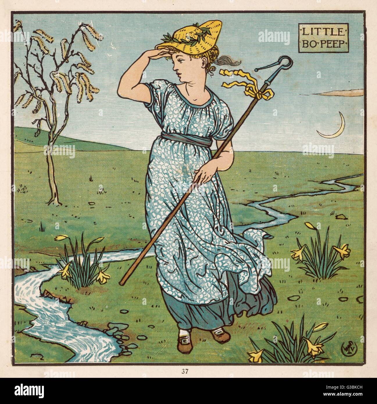 'Little BoPeep, she lost her sheep, and didn't know where to find them