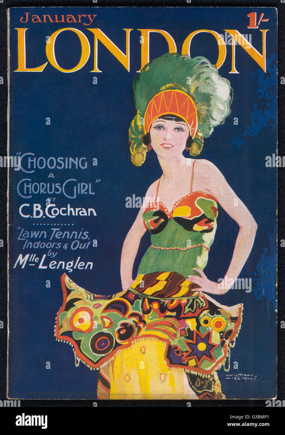 CHOOSING A CHORUS GIRL Stock Photo Alamy