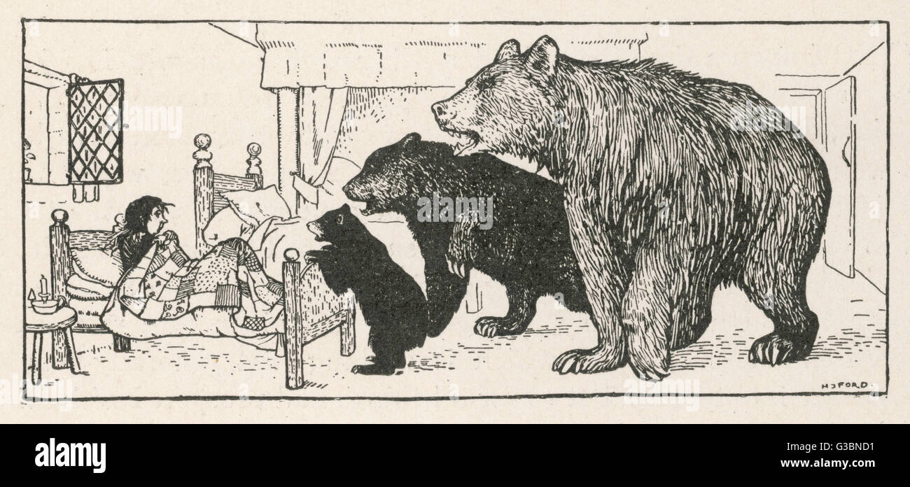 Goldilocks the three bears hi-res stock photography and images - Alamy